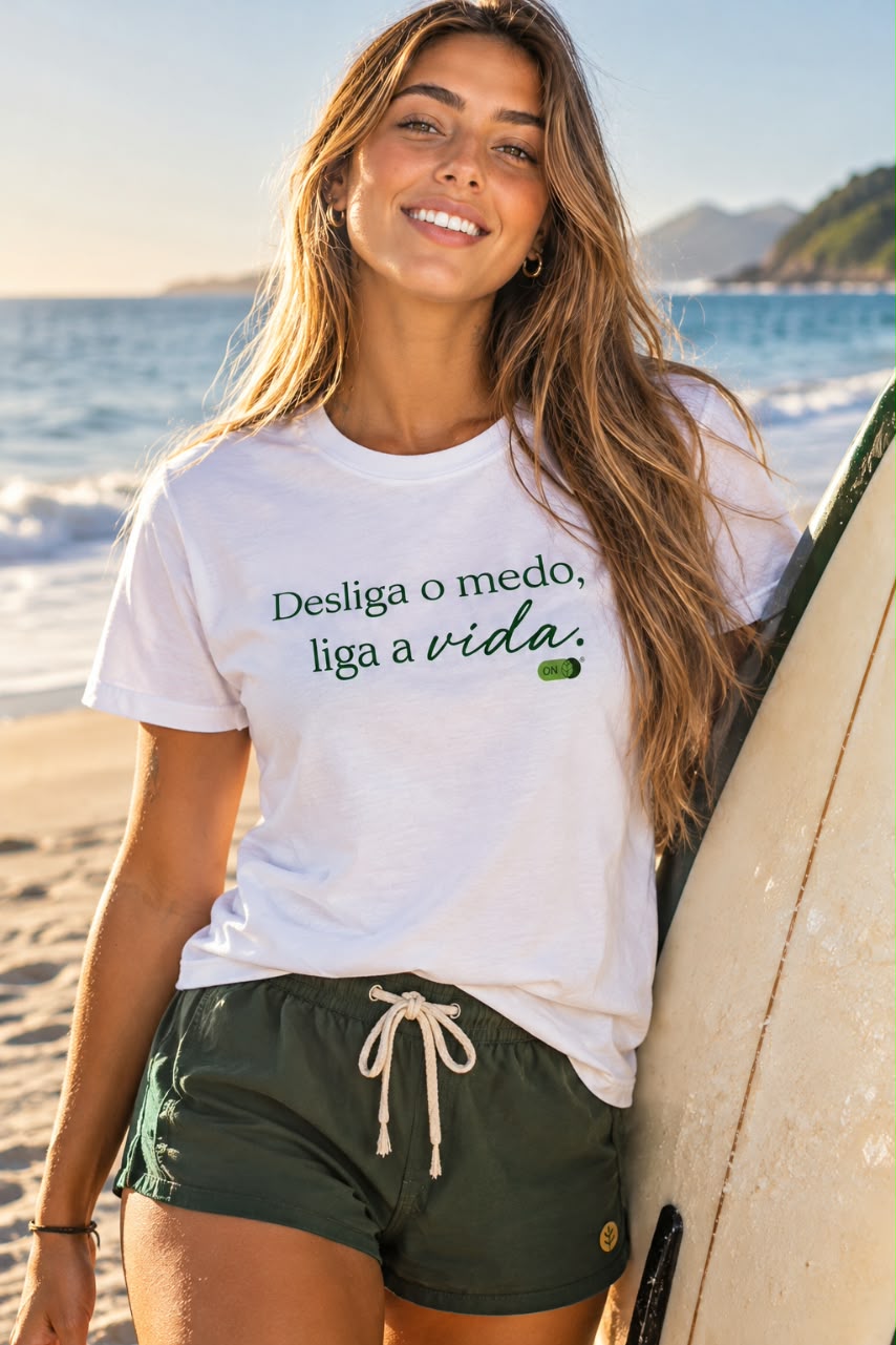 Camiseta Desliga o Medo